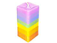 Layered or Rainbow Candle